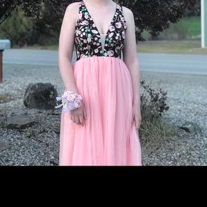 Floral prom dress